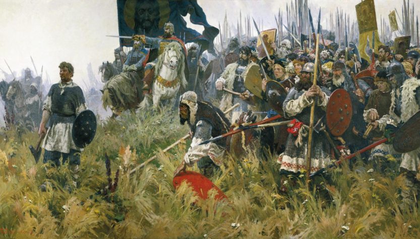 А. П. Бубнов. «Утро на Куликовом поле». 1943–1947
